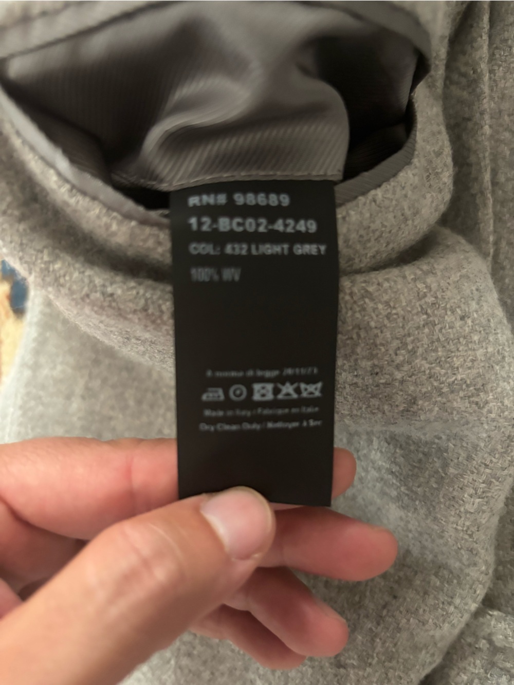 Todd Snyder Light Grey Wool Blazer - Picture 3 of 3